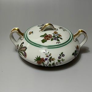 Haviland France Covered Sugar Bowl Decorated By Haviland & Co Limoges